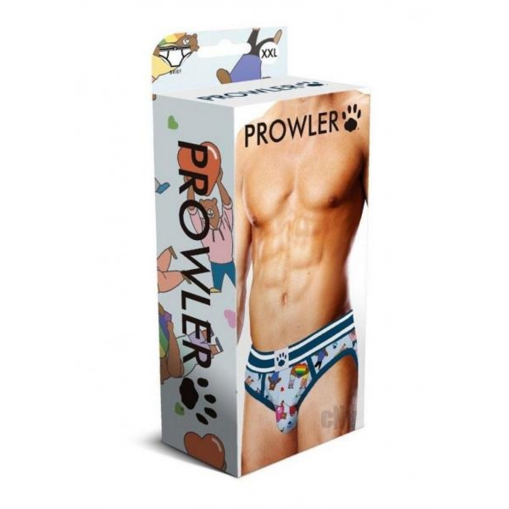 Prowler Bears W/hearts Brief Xxl Blu - Prowler