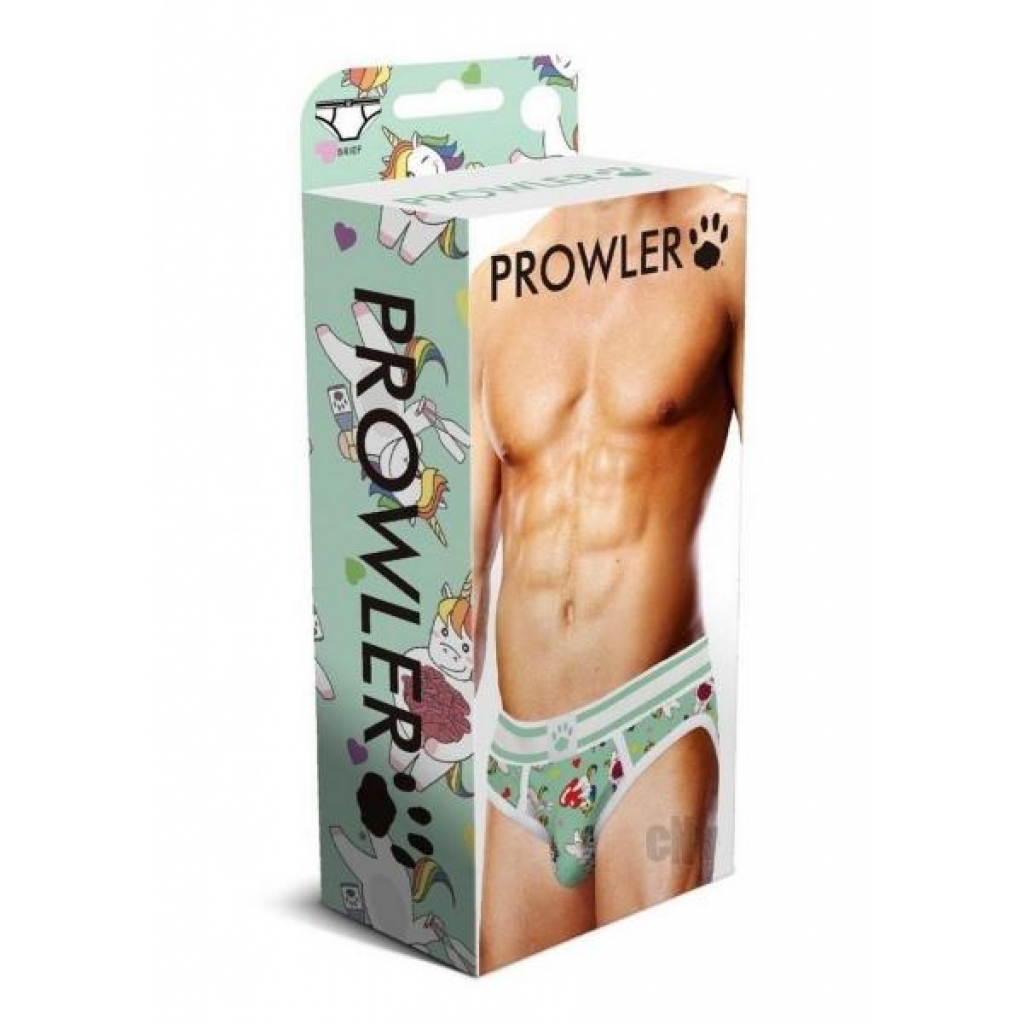 Prowler Unicorn Hearts Brief Lg Grn - Prowler