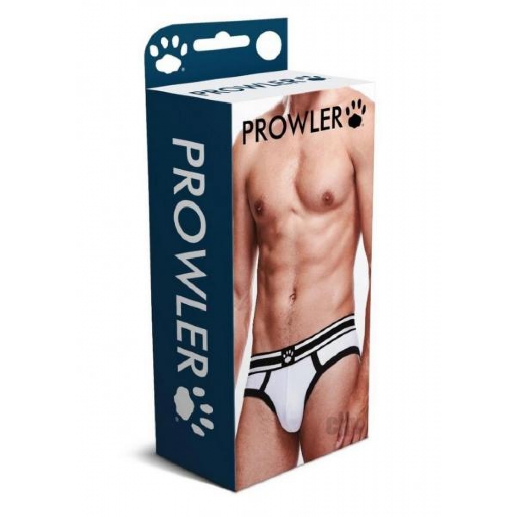 Prowler White/Black Brief - Large - Basic Elegance