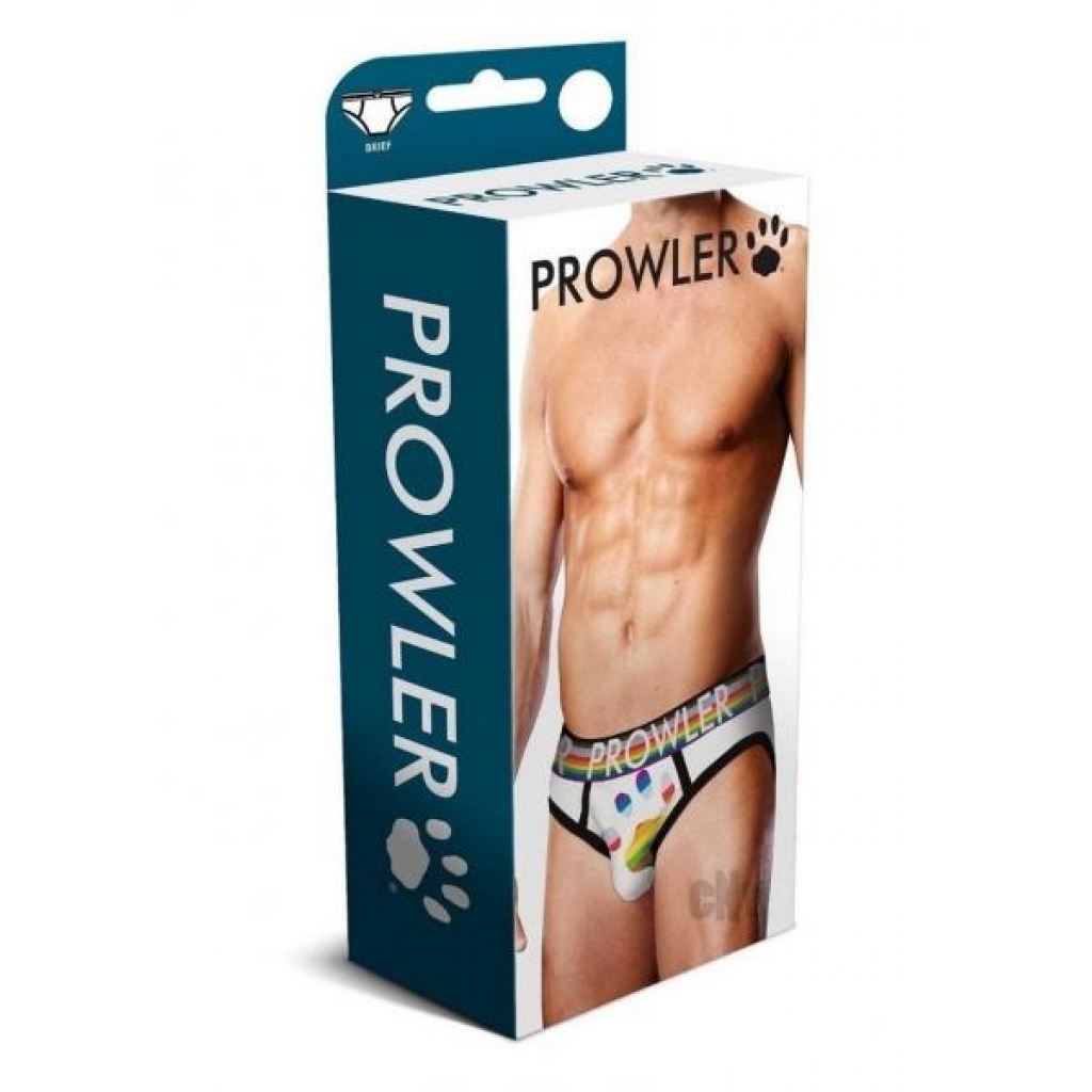 Prowler White Oversized Paw Brief Lg - Prowler