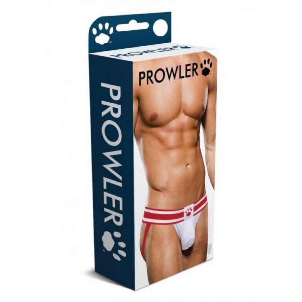 Prowler White/Red Jock - Large Size