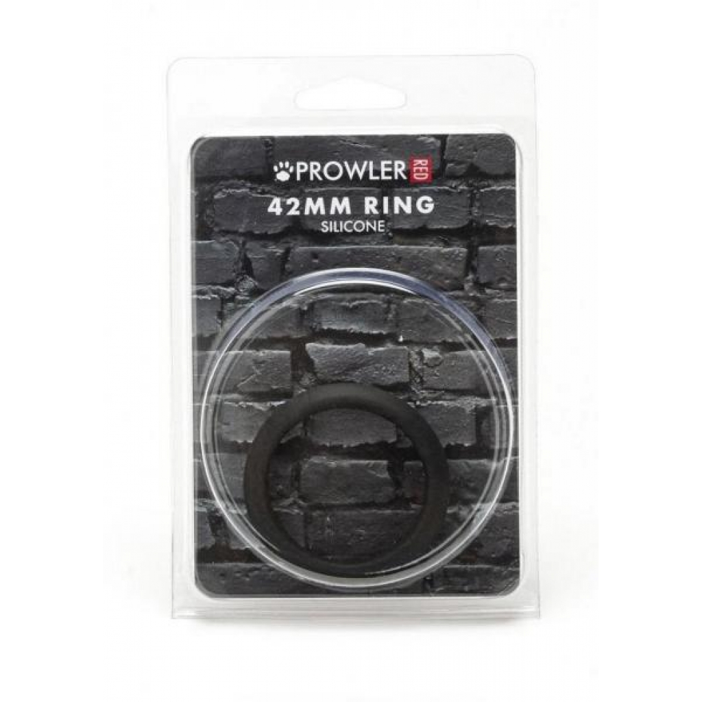 Prowler Red Silicone Ring - 42mm Black