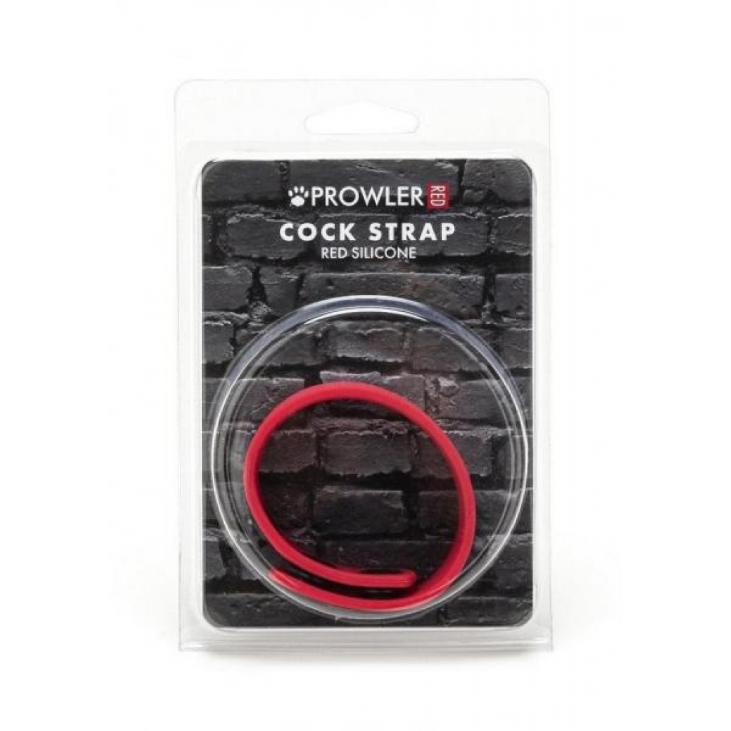 Prowler Red Silicone Cock Strap - Maximum Comfort & Style