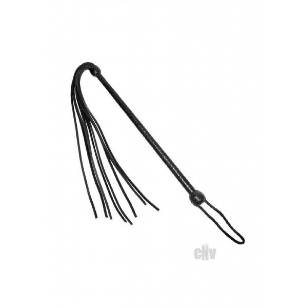 Prowler RED Long Handle Whip - Black