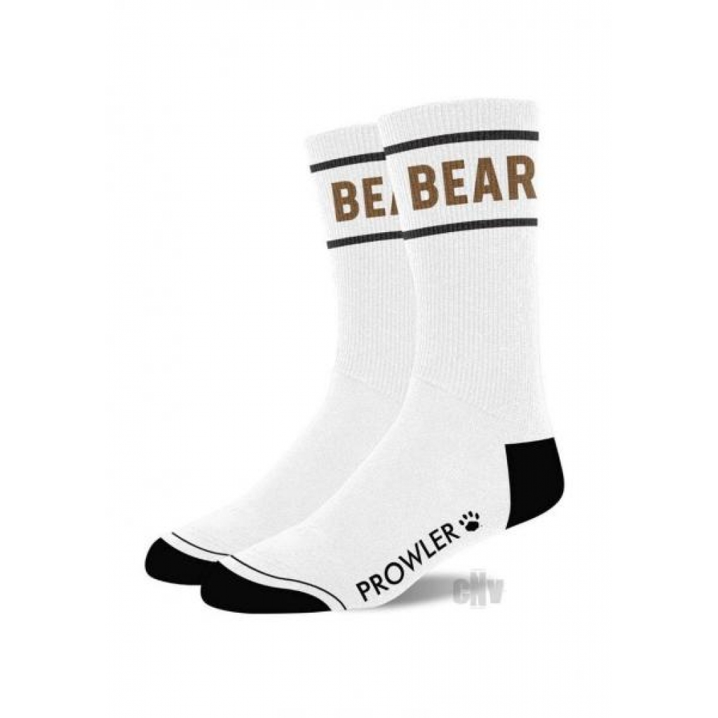 Prowler Red Bear Socks Wht/brn - Prowler Red