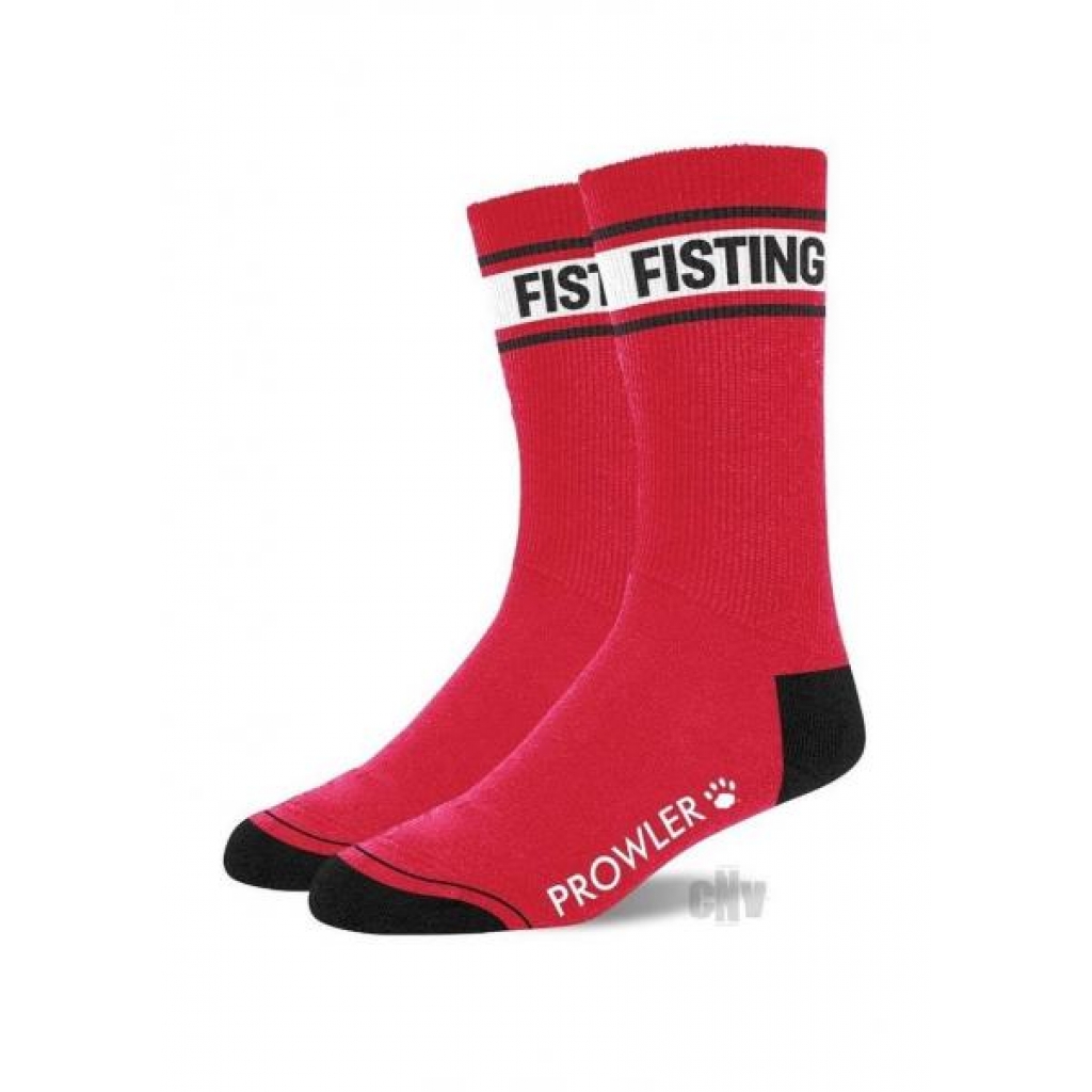 Prowler Red Fisting Socks - Ideal for Sensory Play