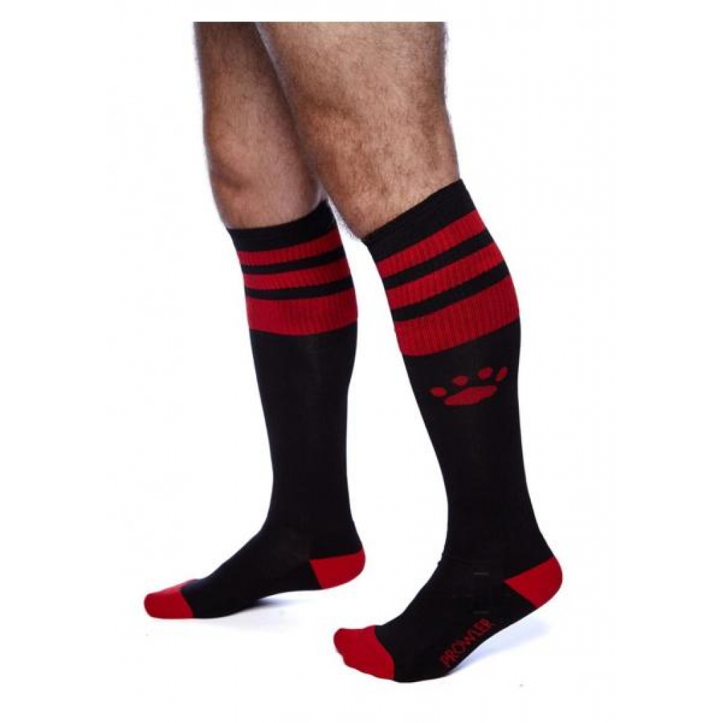 Prowler Red Football Socks - Black/Red