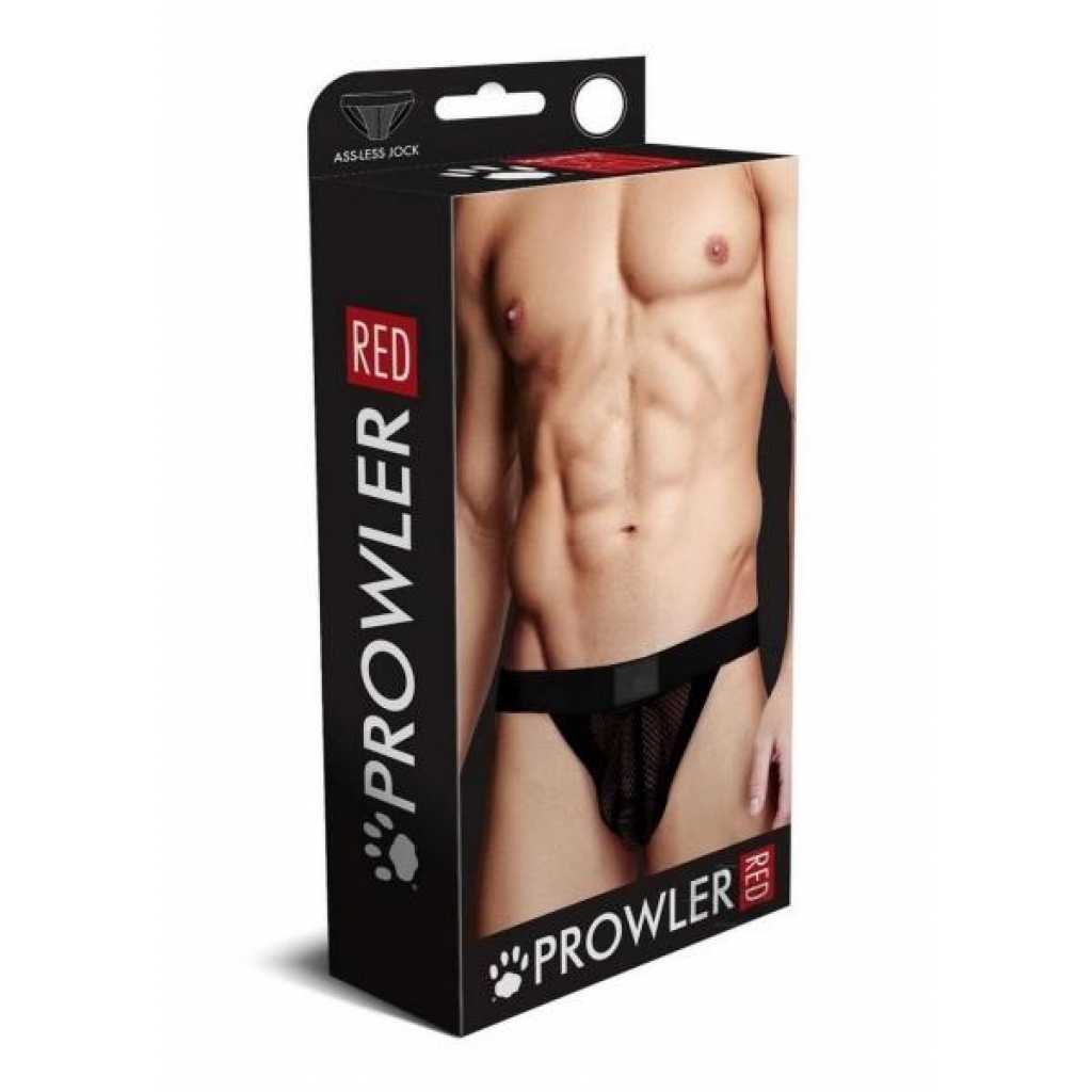 Prowler Red Fishnet Assless Jock Blk Lg - Prowler Red