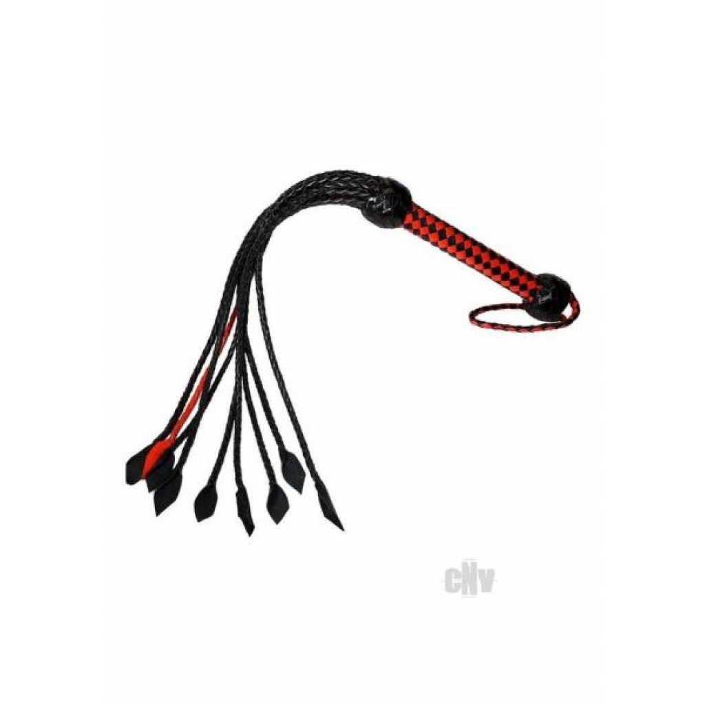 Prowler Red Short Handle Flogger Red/blk - Prowler Red