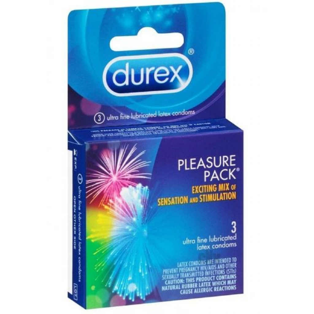 Durex Pleasure Pack 3pk - Paradise Marketing Services Pm