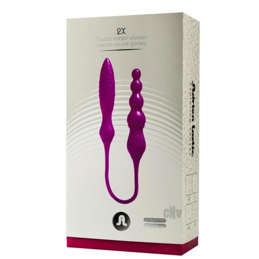 2x Double Vibrator - Purple