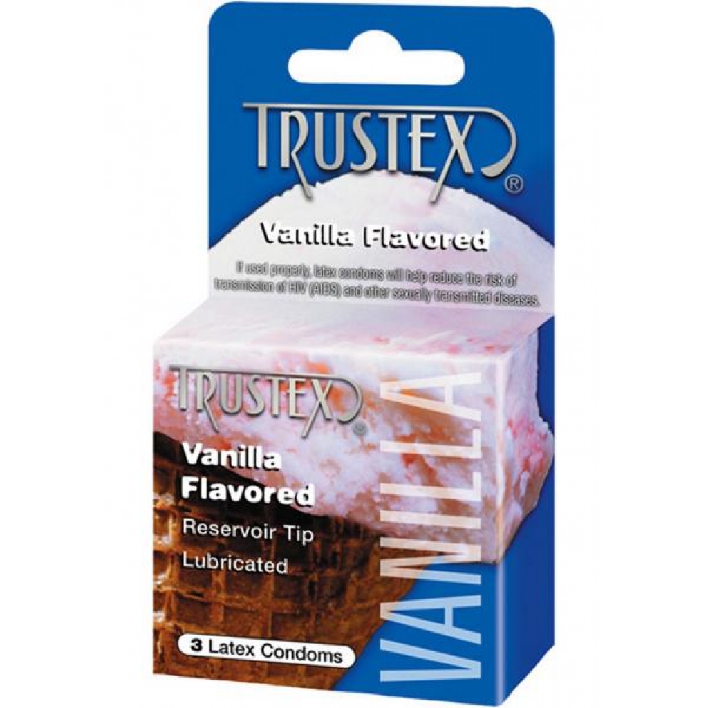 Trustex Vanilla Flavored Condoms - 3 Pack