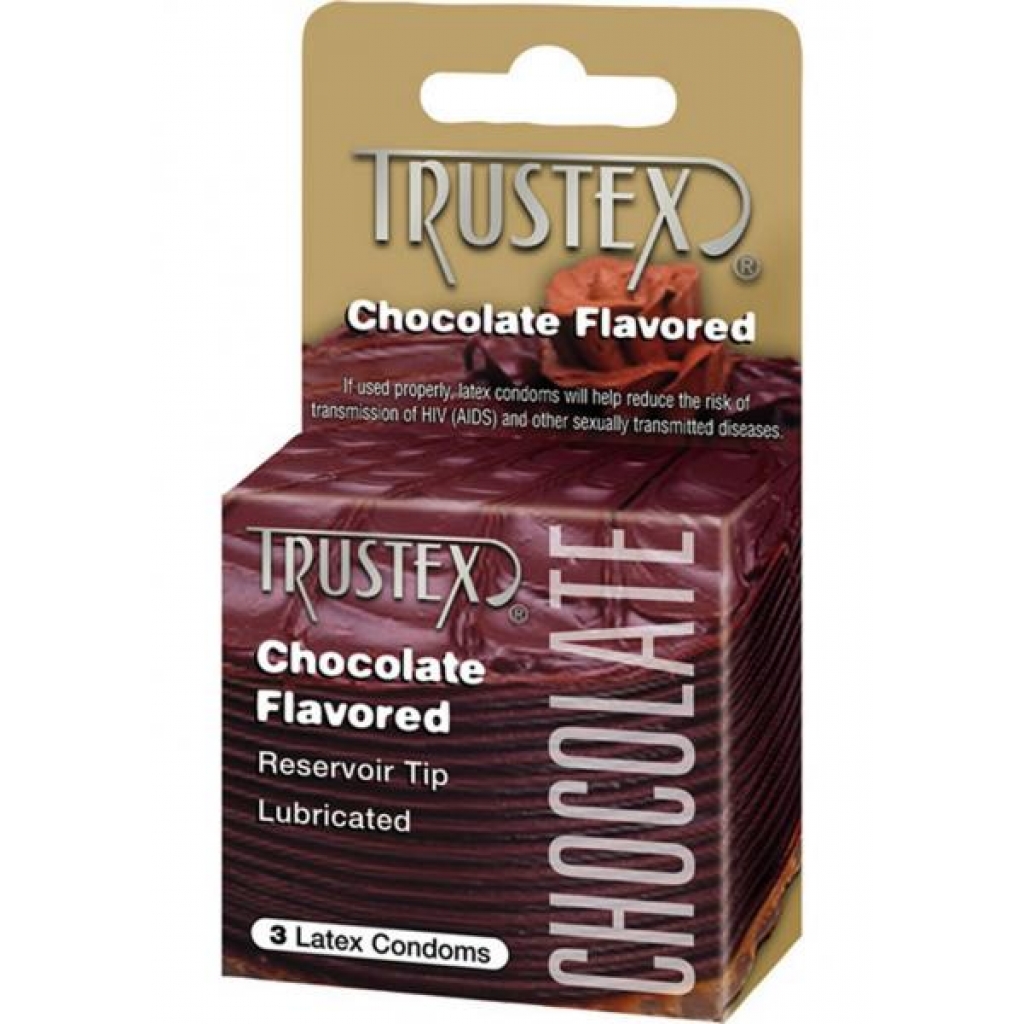 Trustex Condom Chocolate Flavored Lurbricated - Line One Laboratories Inc