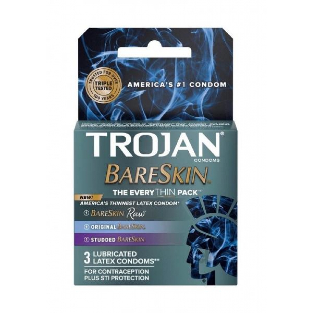 Trojan Bareskin Everythin 3pk - Paradise Marketing Services Pm