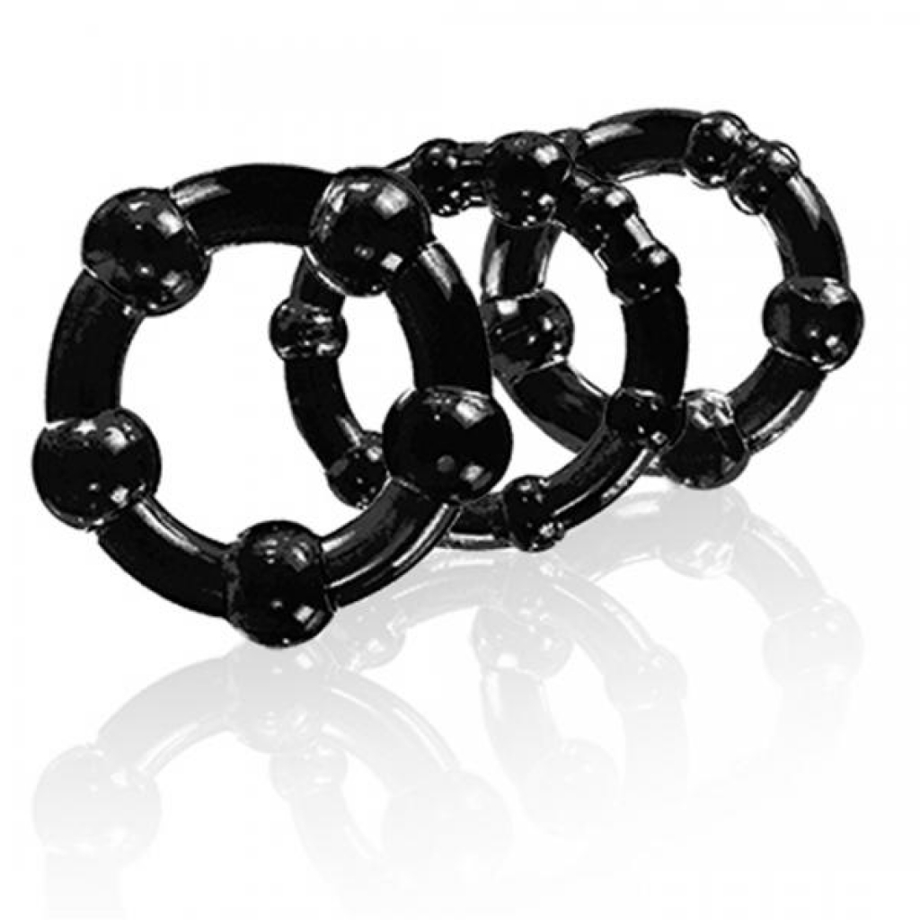 Stay Hard Beaded Cockrings - Versatile Pleasure Rings