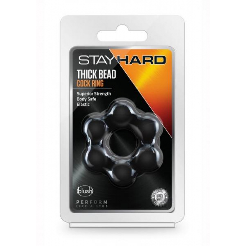 Stay Hard Thick Bead Cock Ring – Enhancing Pleasure