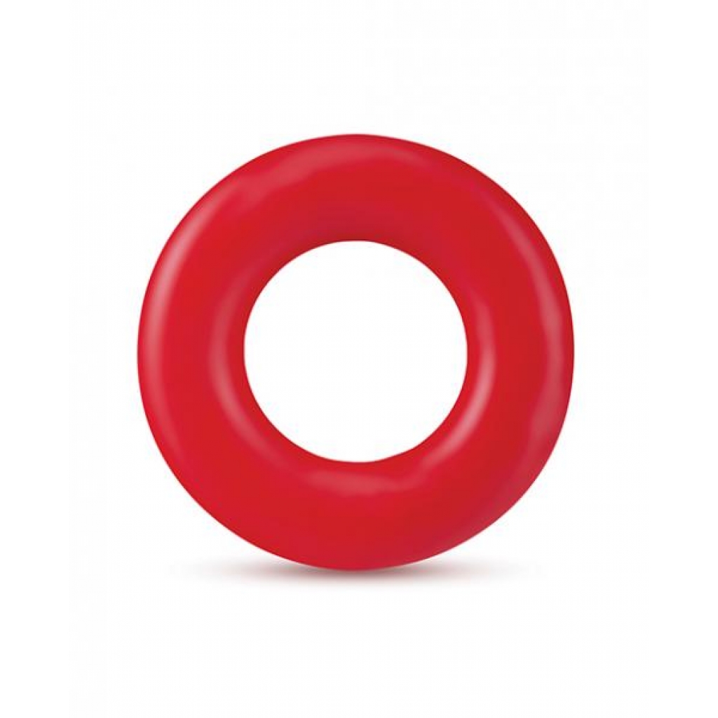 Stay Hard Donut Rings Red Pack Of 2 - Blush Novelties