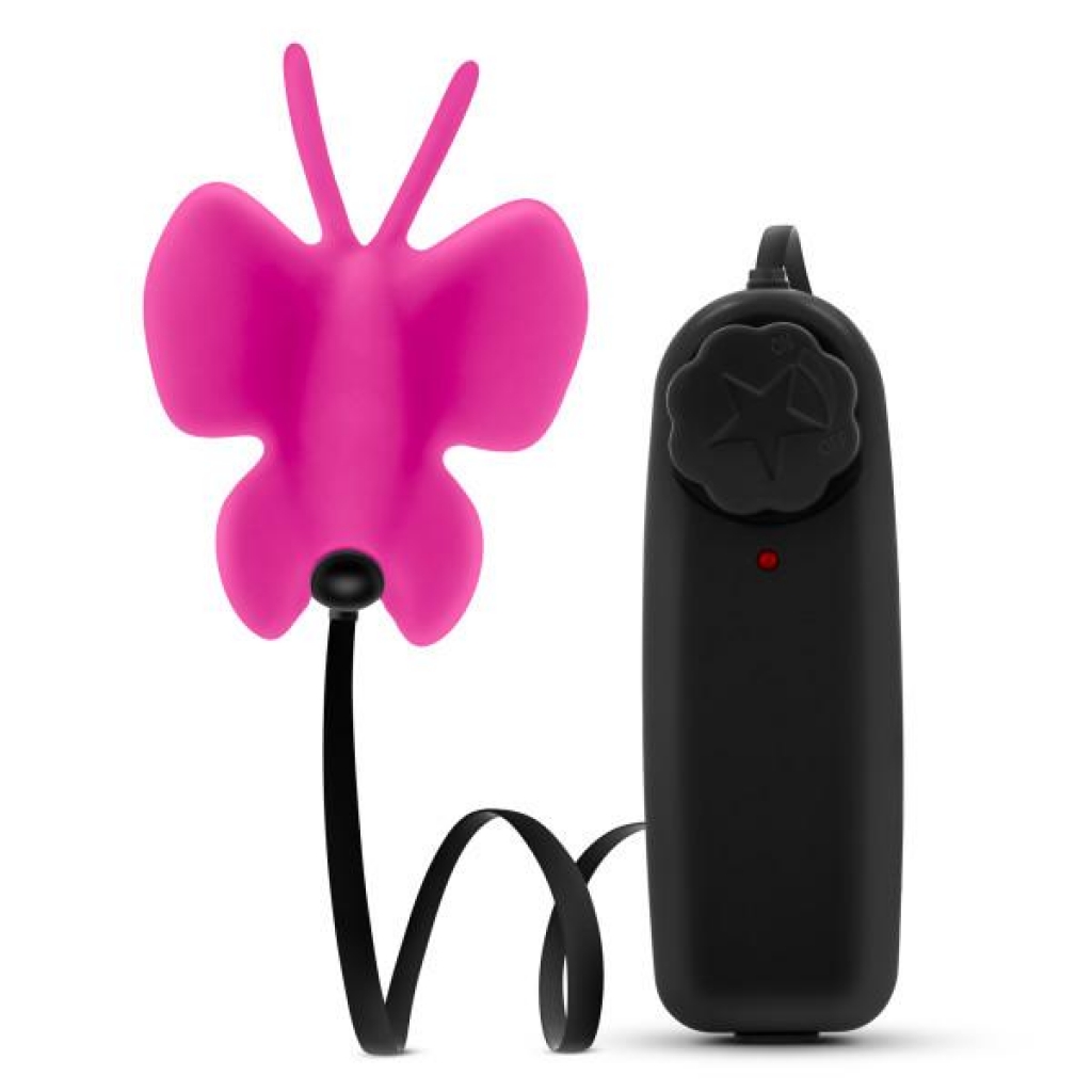 Luxe Butterfly Teaser Pink Clitoral Vibrator - Blush Novelties