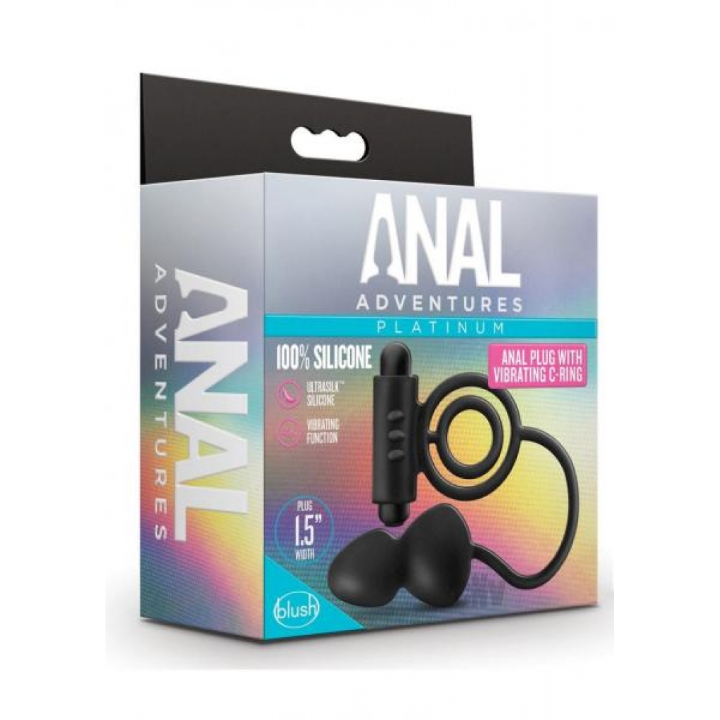 Anal Adventure Platinum Plug Vibe Cring