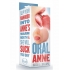 X5 Men Oral Anne Mouth Stroker - Vanilla Beige