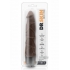 Dr Skin Cock Vibe 1 Chocolate Brown Realistic Dildo - Blush Novelties