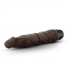 Dr Skin Cock Vibe 1 Chocolate Brown Realistic Dildo - Blush Novelties