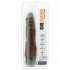 Dr Skin Cock Vibe 4 Chocolate Brown Vibrating Dildo - Blush Novelties