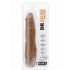 Dr Skin Cock Vibe #4 Mocha Brown Vibrating Dildo - Blush Novelties