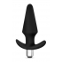 Luxe Discover Vibrating Butt Plug Black  - Blush Novelties