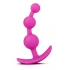 Luxe Be Me 3 Fuchsia Anal Beads - Blush Novelties