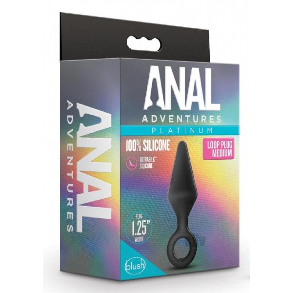 Anal Adventure Platinum Loop Plug - Medium