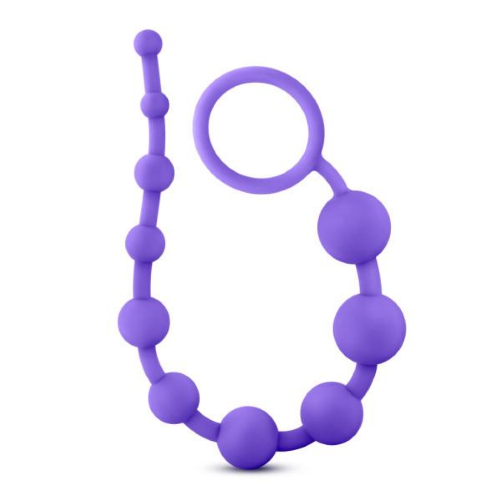 Luxe Silicone 10 Beads - Purple