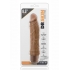 Dr Skin Cock Vibe #10 Mocha Brown Realistic Cock  - Blush Novelties