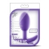 Luxe Wearable Vibra Slim Plug Medium Purple - Blush Novelties