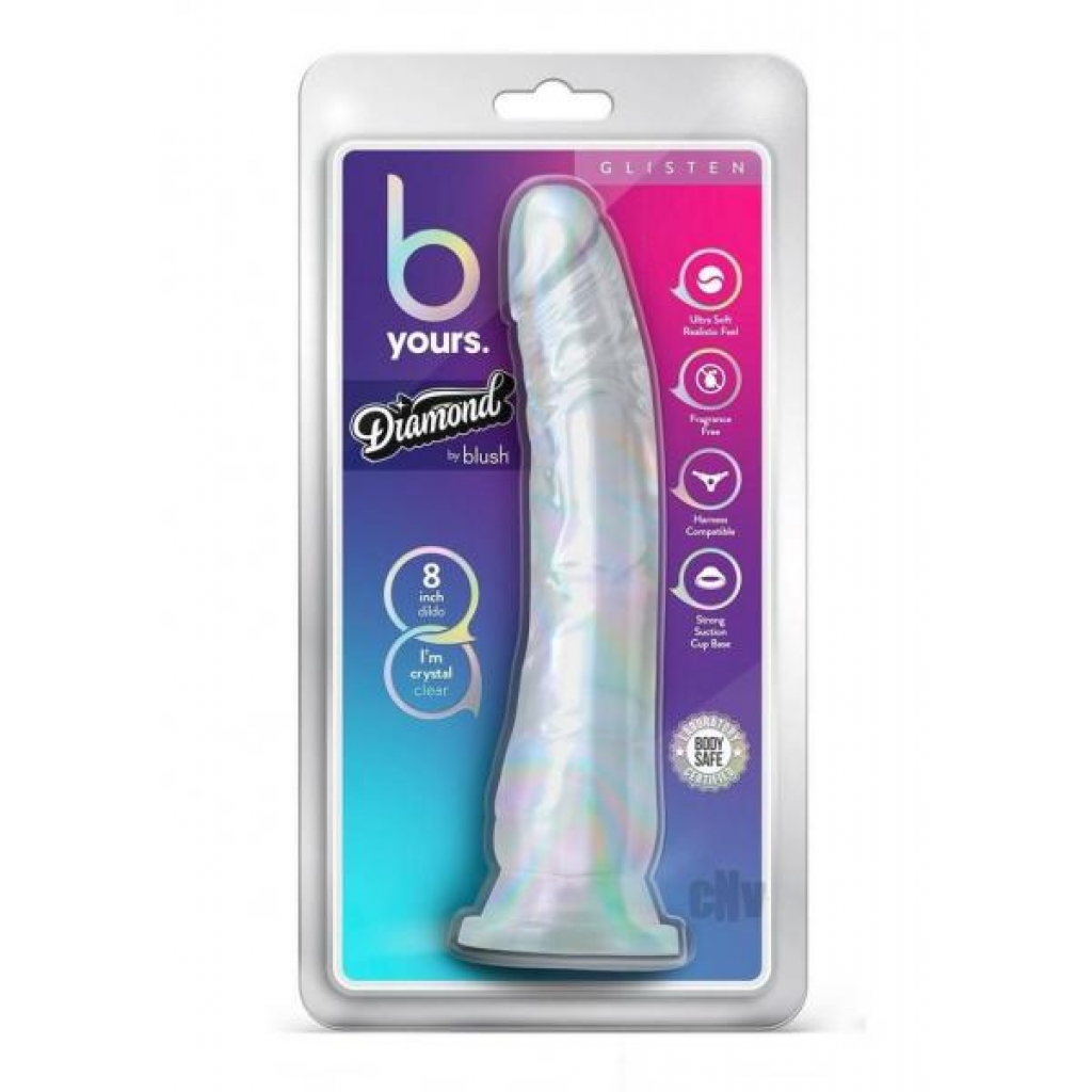 B Yours Diamond Glisten 8.75 Clear - Blush Novelties