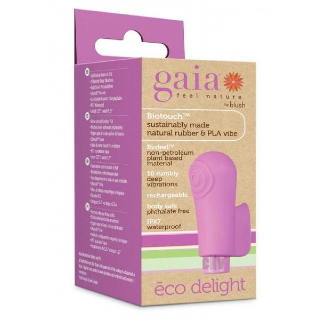 Gaia Eco Delight - Eco-Friendly Vibrator in Purple