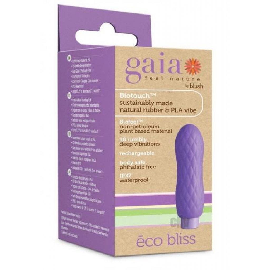 Gaia Eco Bliss Lilac - Eco-Friendly Vibrator