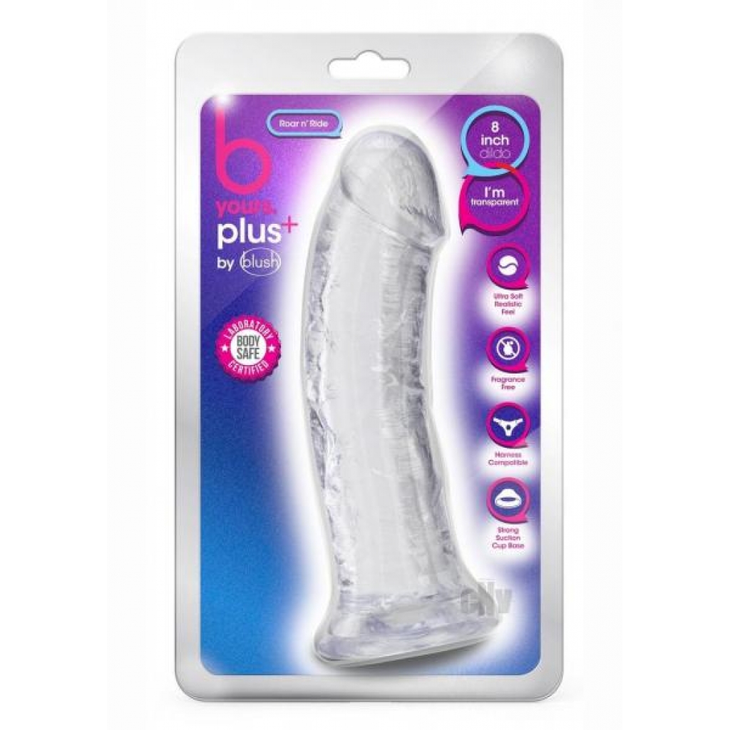 B Yours Plus Roar N Ride Clear - Blush Novelties