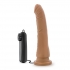 Dr. Skin 8.5 inches Vibrating Realistic Cock Mocha - Blush Novelties