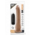 Dr. Skin 8.5 inches Vibrating Realistic Cock Mocha - Blush Novelties