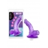 Naturally Yours 4 inches Mini Cock Purple Dildo - Blush Novelties