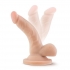 Dr Skin 4 inches Mini Cock Vanilla Beige Dildo - Blush Novelties