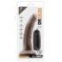 Dr Dave 7 inches Vibrating Cock Suction Cup Brown - Blush Novelties