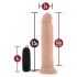 Dr Throb 9.5 inches Vibrating Cock, Suction Cup Beige - Blush Novelties