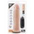 Dr Throb 9.5 inches Vibrating Cock, Suction Cup Beige - Blush Novelties