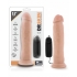 Dr Throb 9.5 inches Vibrating Cock, Suction Cup Beige - Blush Novelties