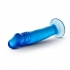 Sweet N Small 6 inches Dildo with Suction Cup Blue  - Blush Novelties