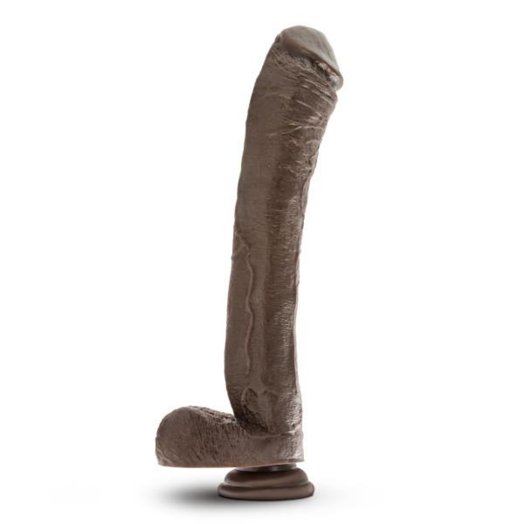 Mr Ed 13 Inches Dildo with Suction Cup Chocolate Brown - Blush Novelties