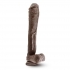 Mr Ed 13 Inches Dildo with Suction Cup Chocolate Brown - Blush Novelties