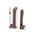 Mr Ed 13 Inches Dildo with Suction Cup Chocolate Brown - Blush Novelties